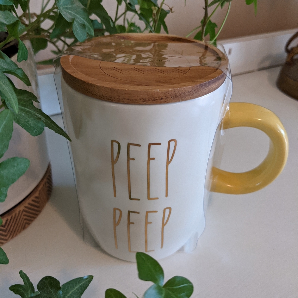 Rae Dunn Peep Peep Mug with Lid